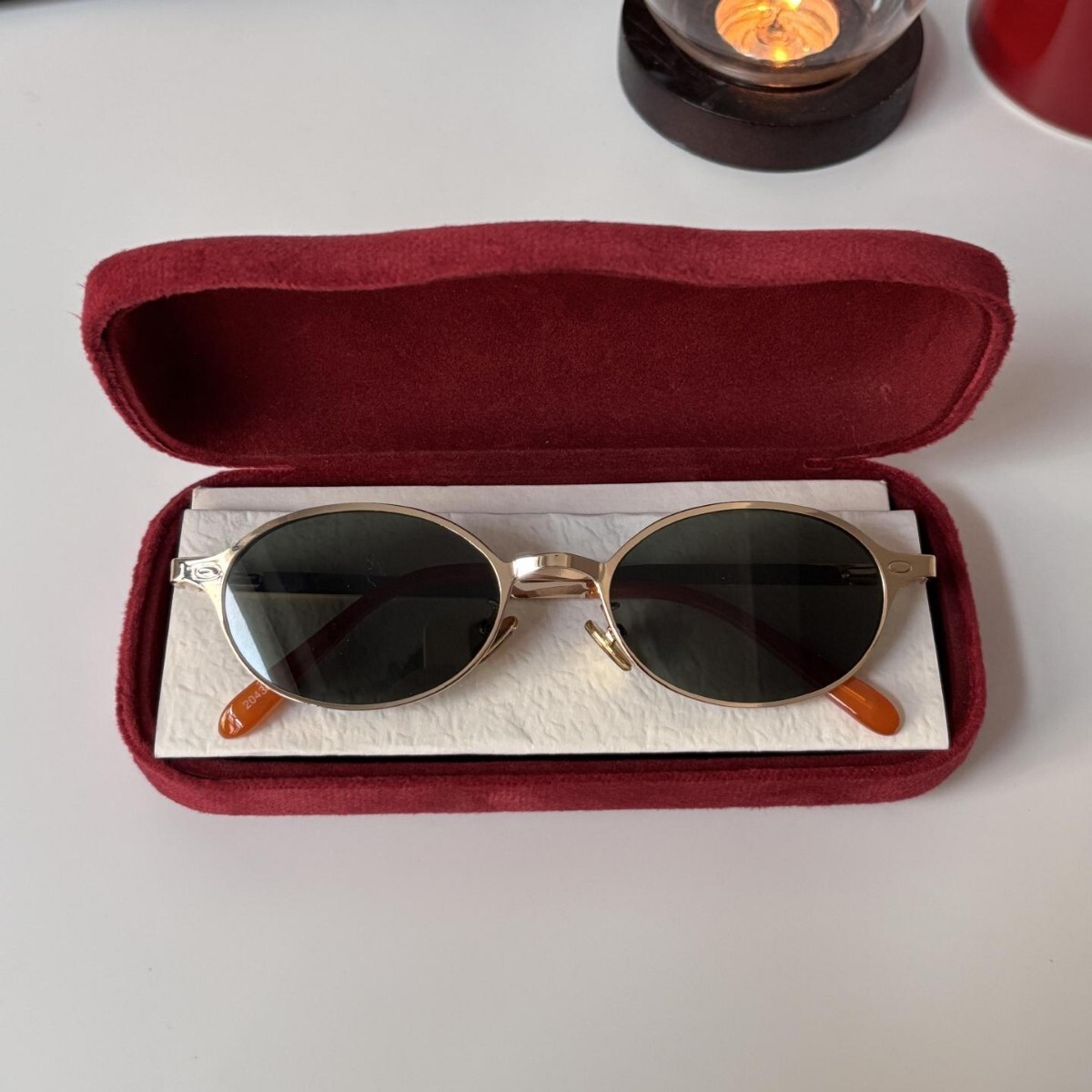 Designer Luxury Glasses, Small-framed Oval-shaped Women's Sunglasses, Trendy And Popular Retro Sunglasses For Small Faces With UV Protection