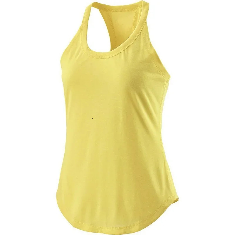 Women Gym Yoga Vest Athletic Fitness Sports Tank Tops Quick Dry Running Blouse Workout Sleeveless Back Shirts y250708