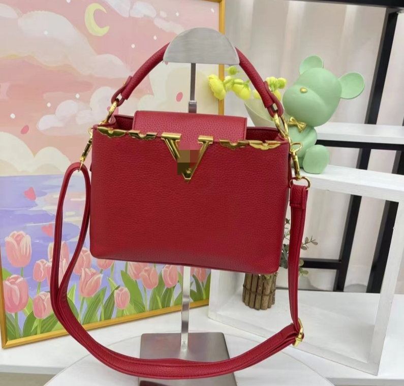 High-quality women's handbag, 2025 new style, fashionable and elegant single-shoulder, light luxury and simple crossbody bag
