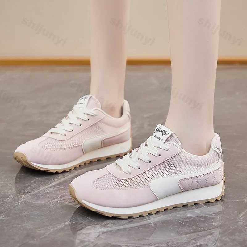 Womens Casual Sports Shoes Breathable Mesh Comfortable N Slip Outdoor Running Shoes Platform Tennis Fi Summer Sneakers XJ250712