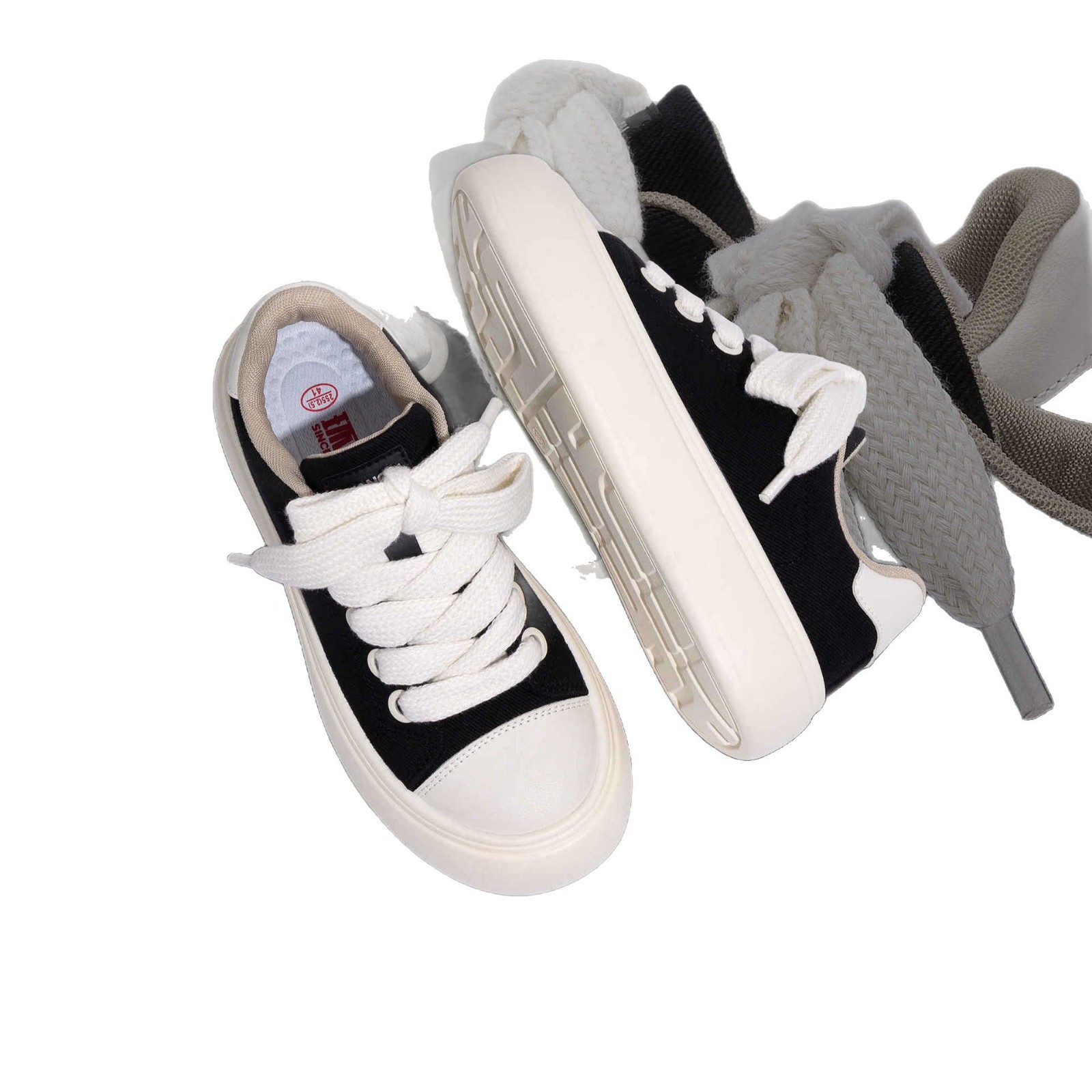 Free shipping designer plus size spring men shoes versatile lightweight board student thick sole height increasing casual board shoes