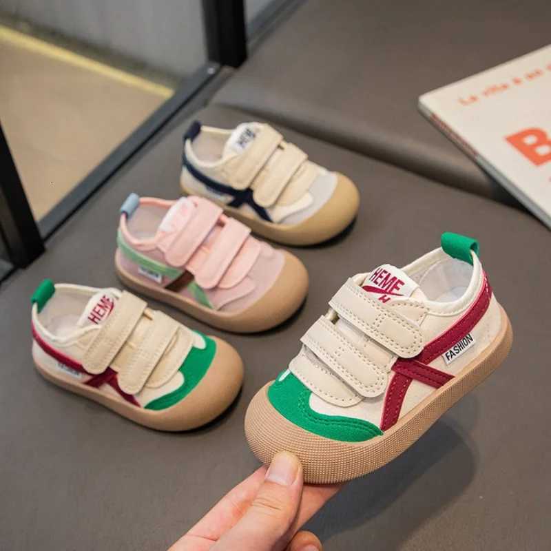 Childrens Canvas Shoes Baby Toddler Shoes Baby Fashion Soft Bottom Non-slip Girls Boys Mesh Breathable Single Shoes Footwear XJ250712