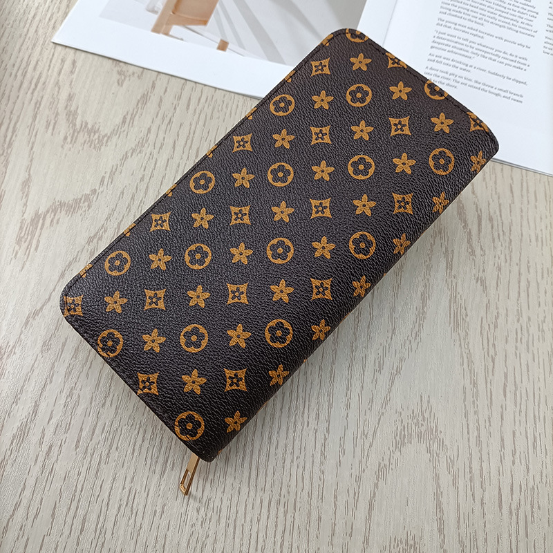 wallet designer woman Long Ladies Wallet - Spacious Capacity Zippered Organizer, Multi Card Slots Premium Clutch Purse Fashion