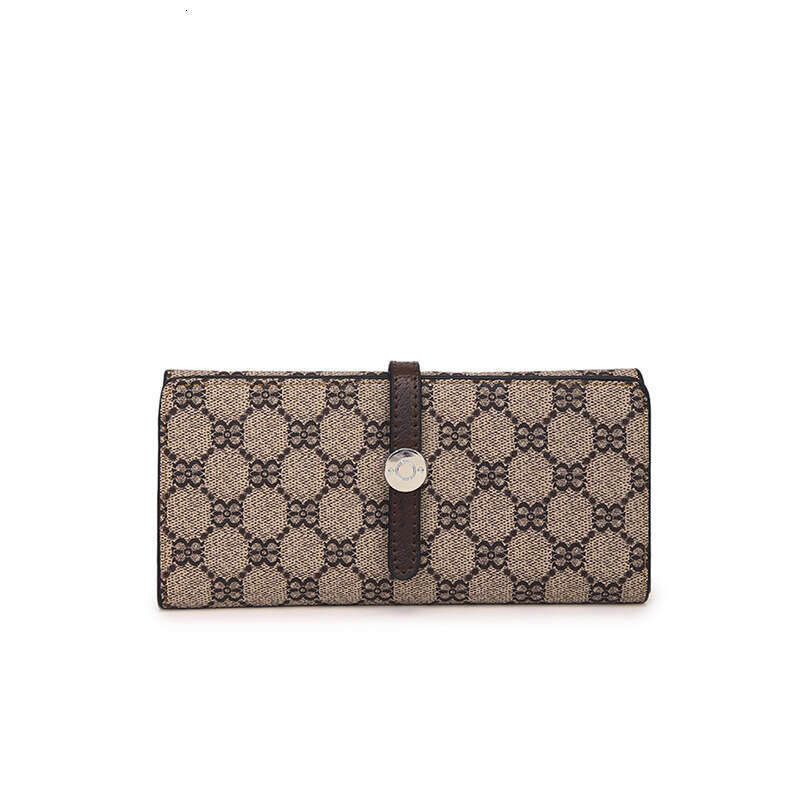 Autumn Winter Unisex Niche High-End Feel Printed Chanel Style New 70% off Card Holder Large and Small Wallets