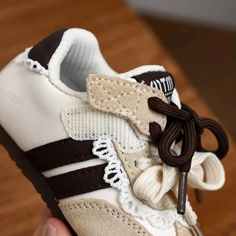Baby Sneakers Childrens Girls Soft Sole Non-slip Casual Running Shoes Baby Sports Walker Shoes Lace Toddler Outdoor Flat Shoes XJ250712