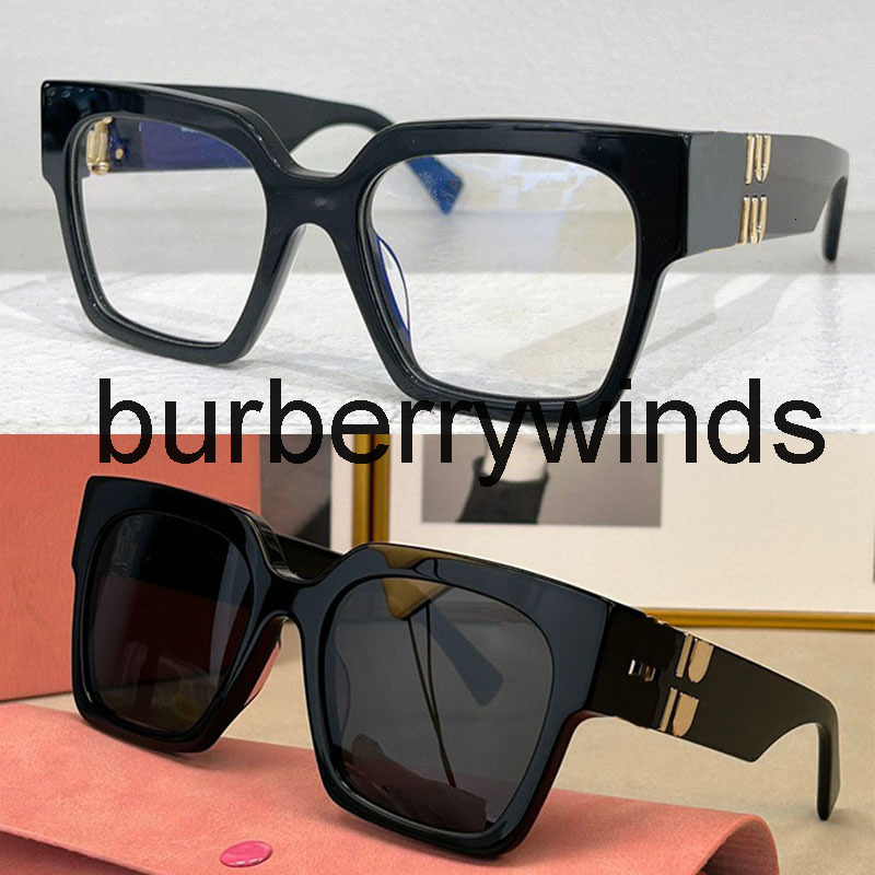 Muimuus Iu Glimpse Square Optical Frame Symbol Occhiali Lettura Designer Optical Glasses Reading Fashion Men Women VMU04 Black Acetate Sunglasses N7RP
