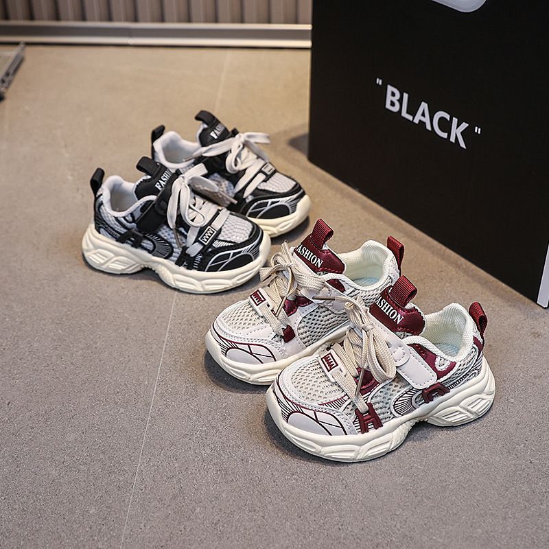 Toddler's Casual Shoes Spring Autumn Sports Shoes for Boy Fashion Soft Kids Students Sneakers for Girls School Versatile Mesh Sizes US5.5C-US12.5