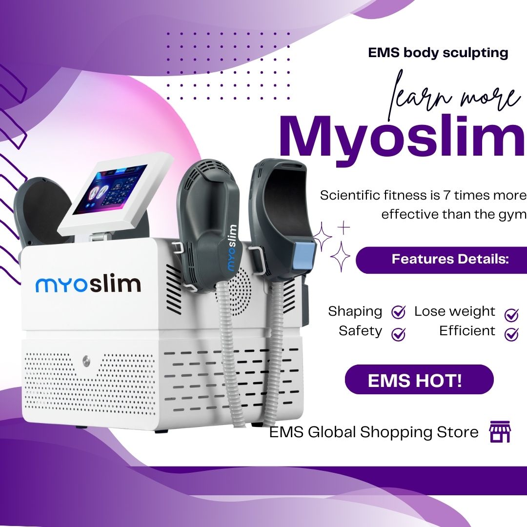 Myoslim EMS Body Sculpting Machine RF High Energy Slimming Equipment For Professional Beauty Salon Fat Reduction and Muscle Toning