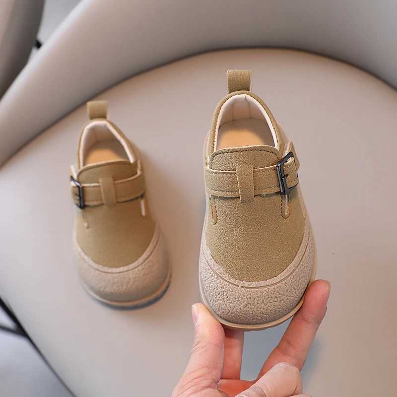 Boys Boken Shoes Soft Soled Childrens Shoes 2025 New Arrivals 0-1 Years Old Childrens Sports Shoes Fashion Retro Bean Shoes XJ250712