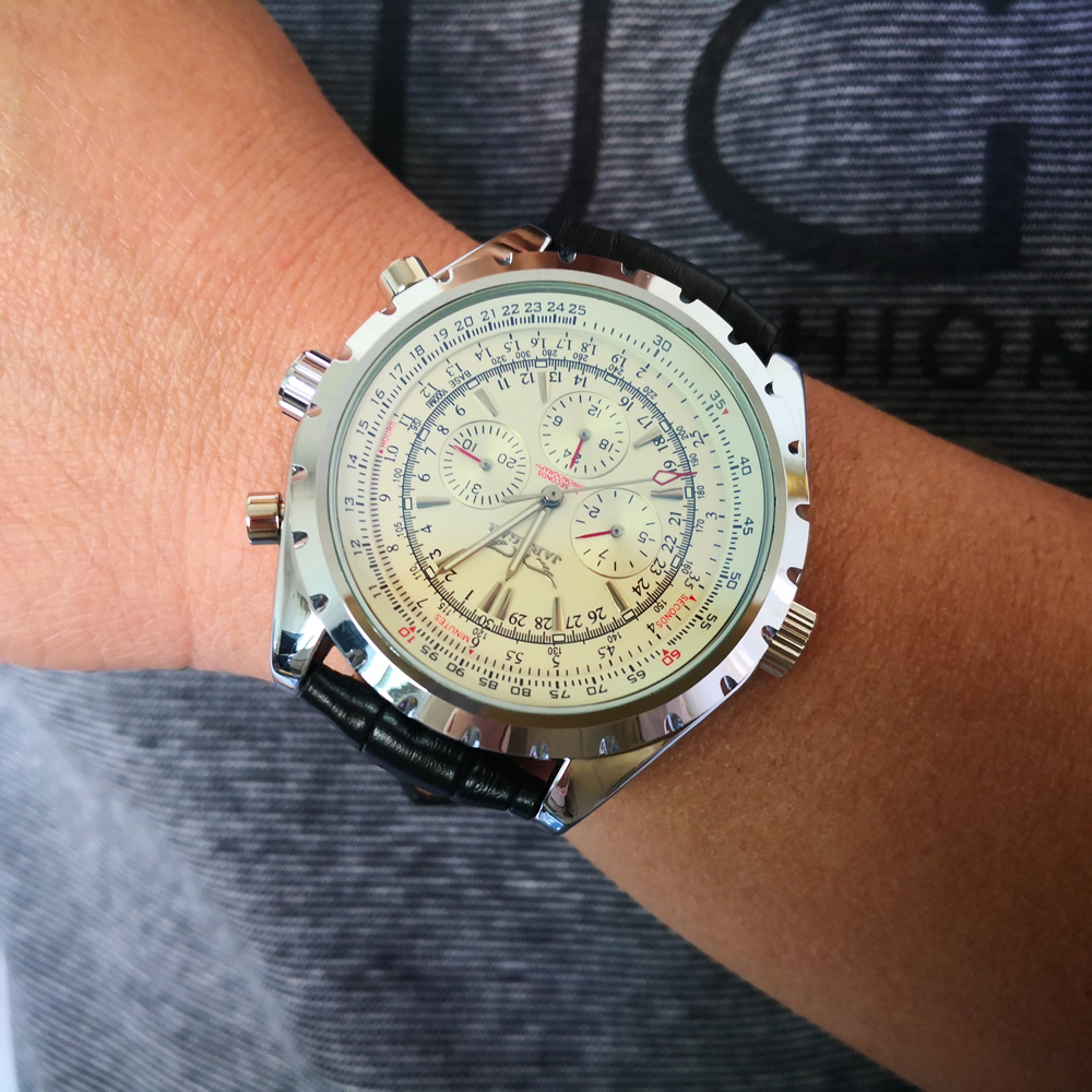 Wristwatches Jaragar Top Men Watch Mens Fashion Mechanical Watches Man Casual Business Waterproof Wristwatch Relogio Masculino