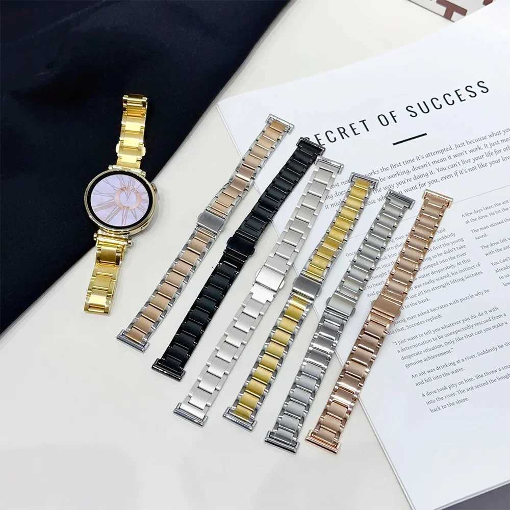 18mm 20mm Slim Bracelet for Huei GT4 41mm Wen Stainless Steel Band for Samsung Galaxy 4 6 5pro 40 44mm Strap watchband Y250712