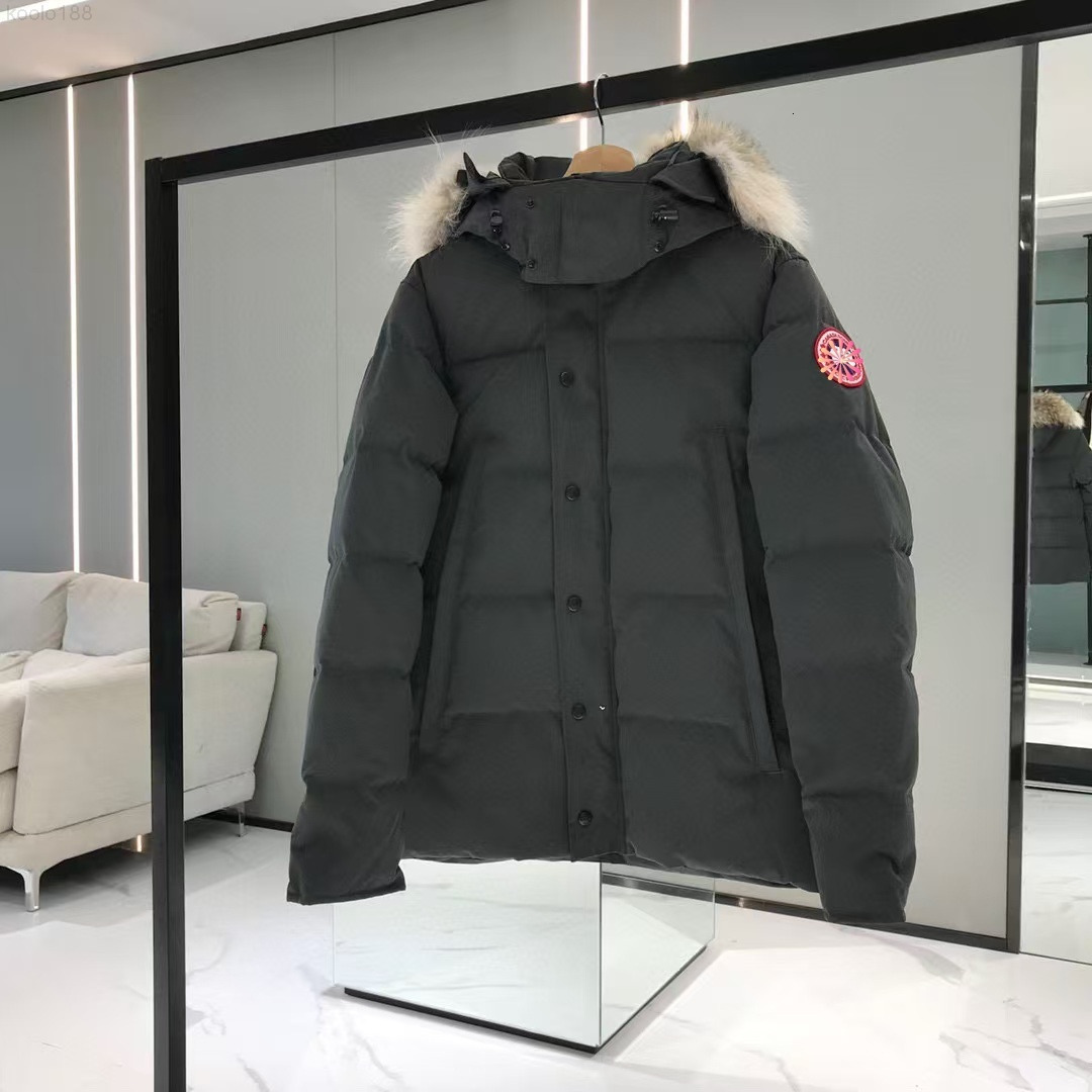 Men Down Puffer Jacket Nylon Hooded Detachable Sleeve Vest Designer Male Warm Outwear Side Pocket Downs Coat