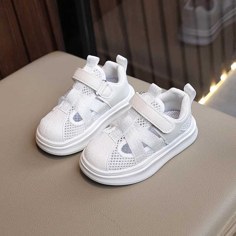 Childrens Mesh Sneakers Spring and Summer New Shell Head Soft Bottom Non-slip Board Shoes in Small Children with Casual Shoes XJ250712