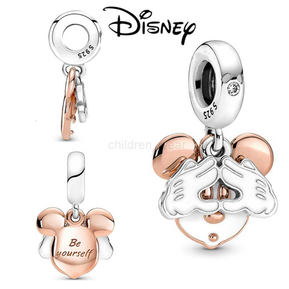 Disney 100th Princess Pumpkin Cart Mickey Minnie Dumbo Charm Stitch Beads Fit Original Brand Bracelets DIY Jewelry Gifts Toy W20250712