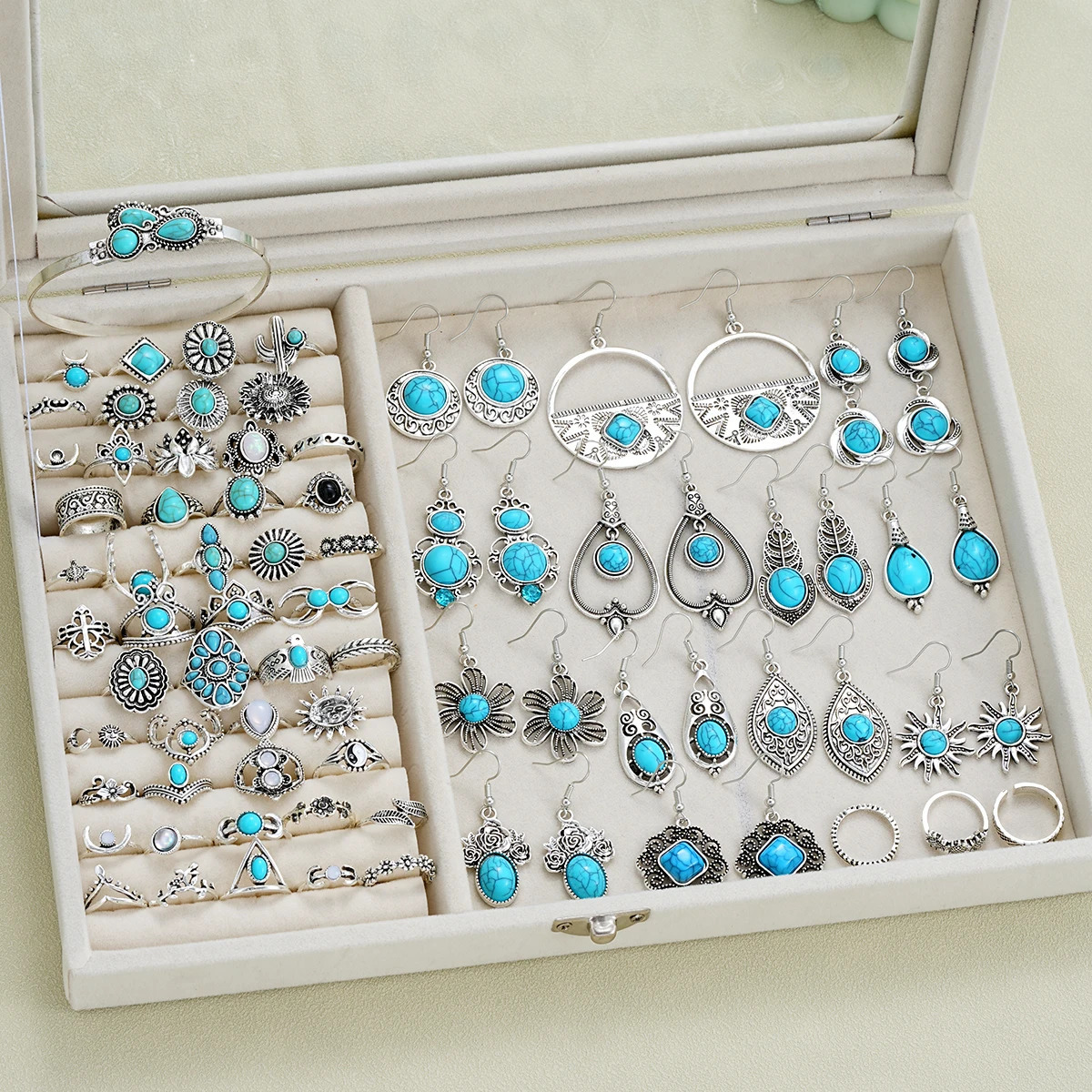 78 Piece Turquoise … - image