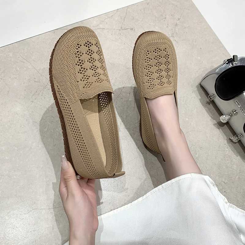 2025 Womens Shoes 2025 Womens Shoes Womens Sneakers Free Shipping Shoes Summer Breathable Knitted Casual Shoes XJ250712