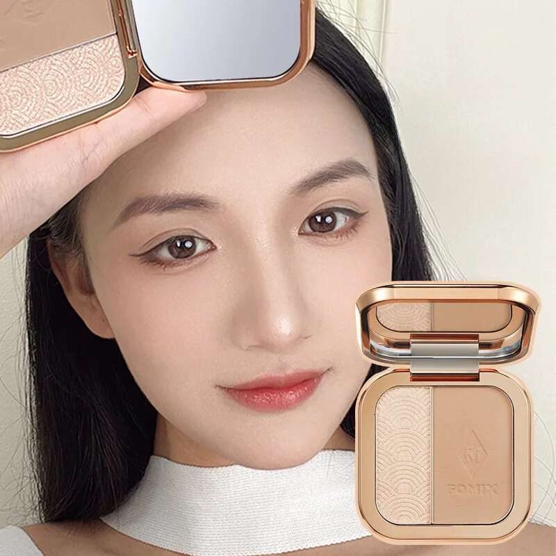 Palette de contour de bronze Maquillage mate blush poudre de poudre de montage éclaircissante éclairage à la crème rouge rouge modifier le correc