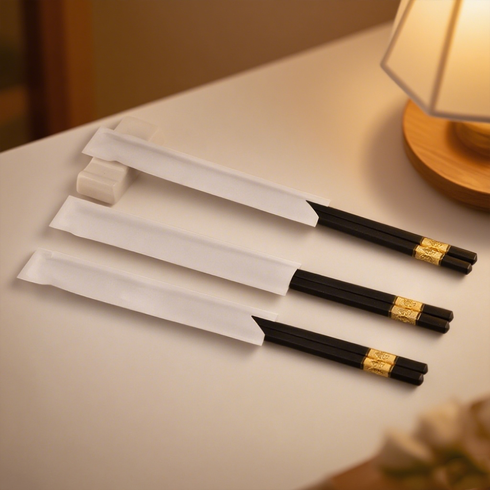 Sturdy Wood-Inlaid Practical Chopsticks sleeves - Perfect Dining Companion