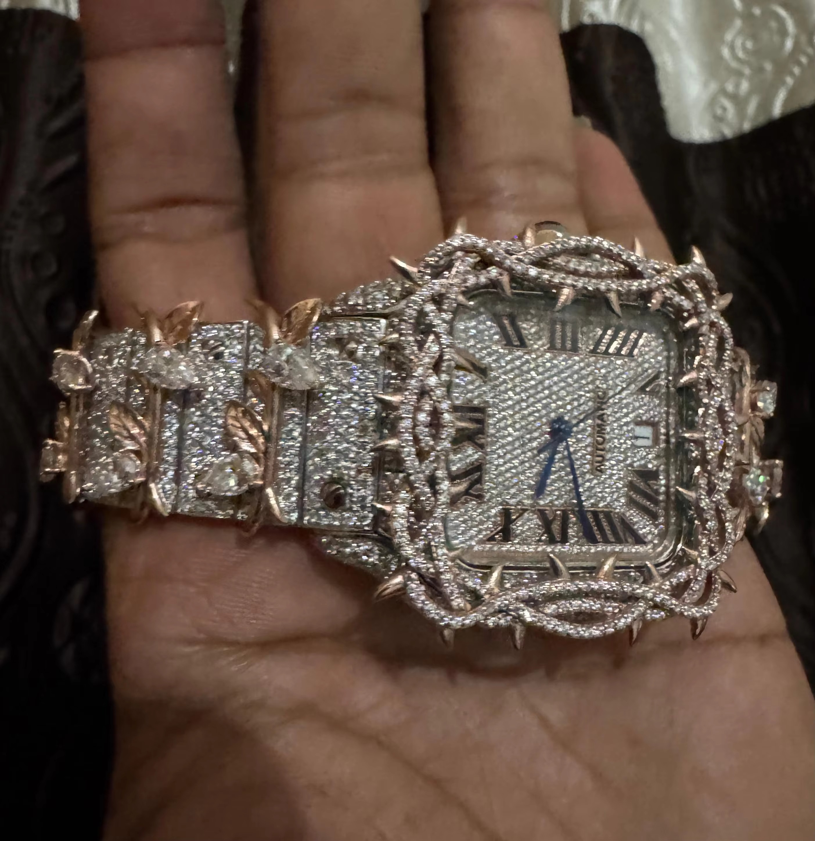 High-end customization Moissanite Watch For MenFashion Hip hop jewelry VVS Hop Enthusiast men's and Fashionable whole body Free delivery