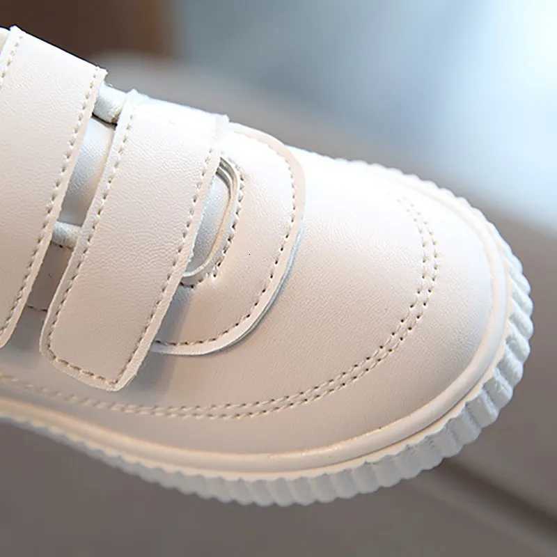 Kids Sneakers Girls Trainers Boys Shoes Children Leather Shoes White Black School Running Shoes Pink Sports Shoes Flexible SoleXJ250712