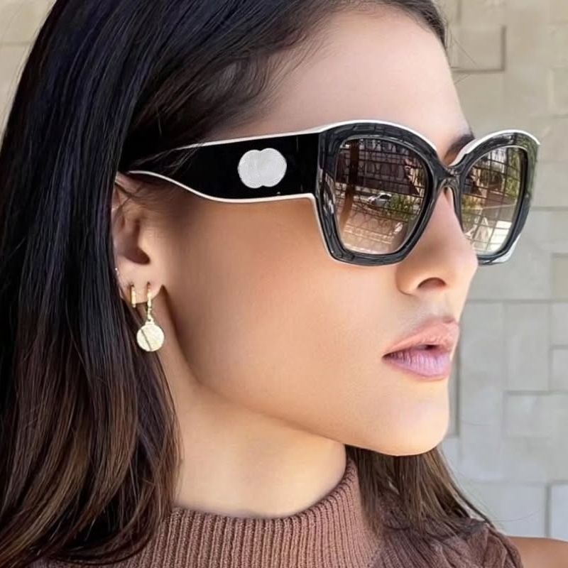 Designer sunglasses luxury Spicy girl style sunglasses for women Sexy trend men gift glasses Beach shading UV protection polarized glasses with box c1004