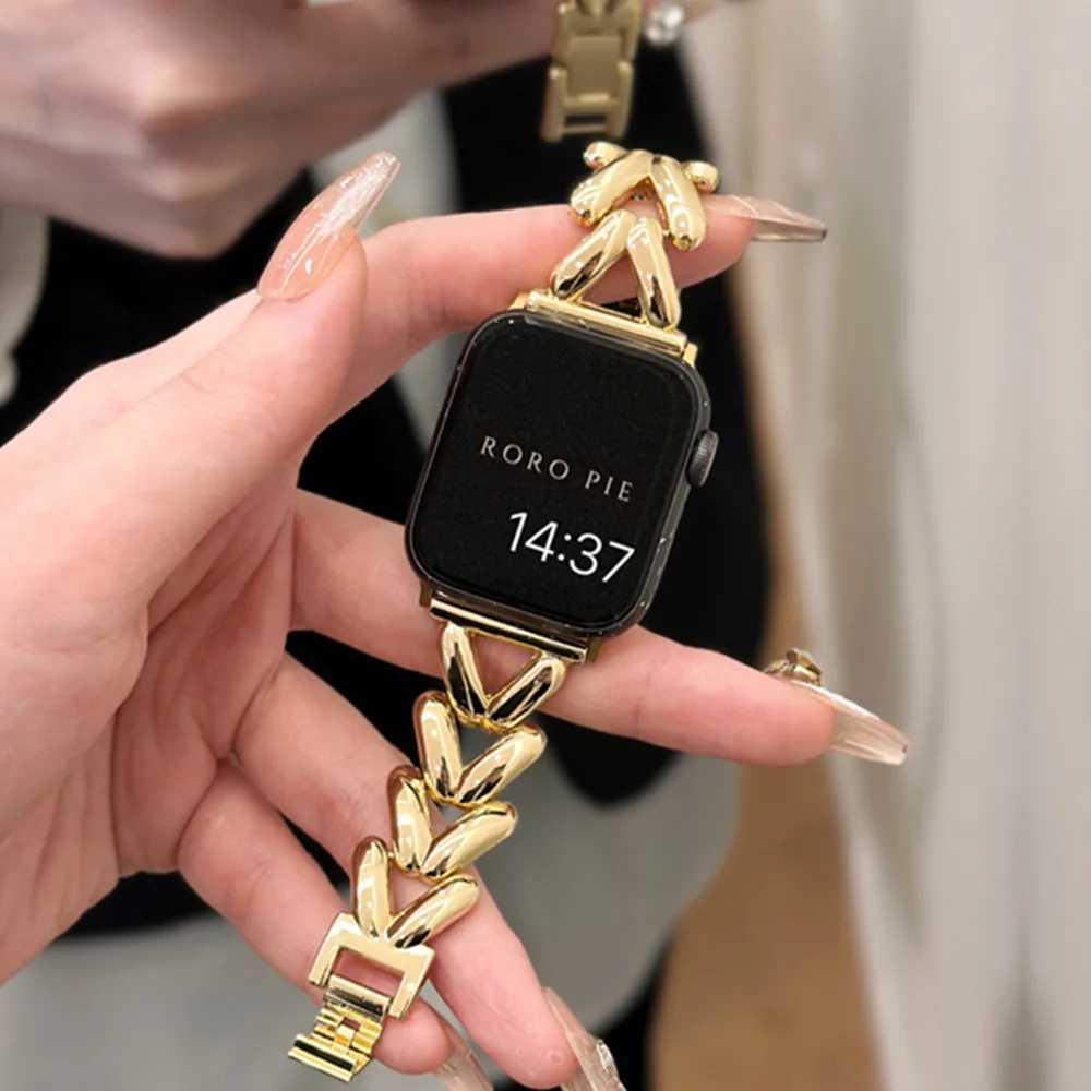 Metal Strap for ple se 40mm Band 44mm 45 38 41 42 49mm Bracelet for i Series 9 tra 8 7 6 5 4 3 watchband Y250712