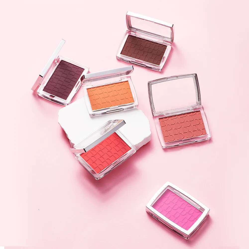 Blusher Matte Natural Cheek Tint Brighten Pink Red Face Contouring Cosmetics Blush Powder Soft Female Makeup X250712