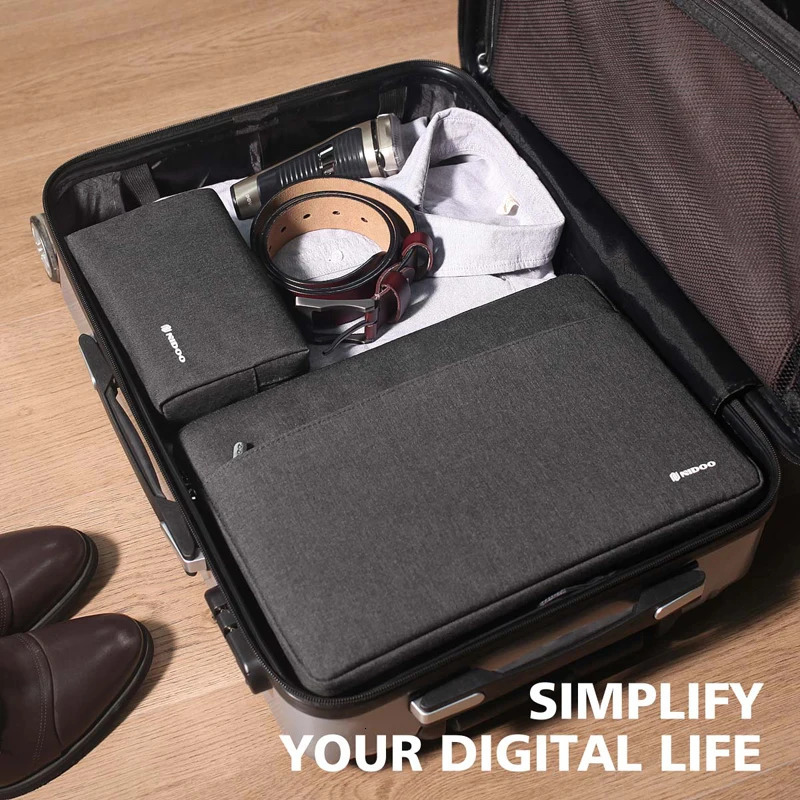 NIDOO Waterproof Laptop Sleeve Bag 13 14 156 Inch Cover For Air Pro M1 Notebook Computer Case Accessory 250703