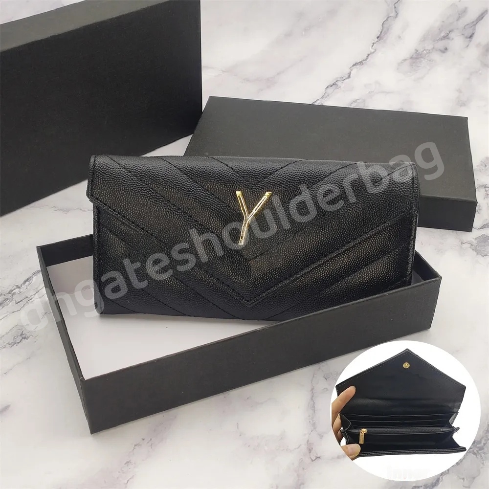 2025 Womens Designer Wallets for Men Thigh Quality Metal Letter Leather Buckle Clutch Bag Card Horders Ladies Coin Pocket Short Flap Wallet Black Mens Wallet Purse 66