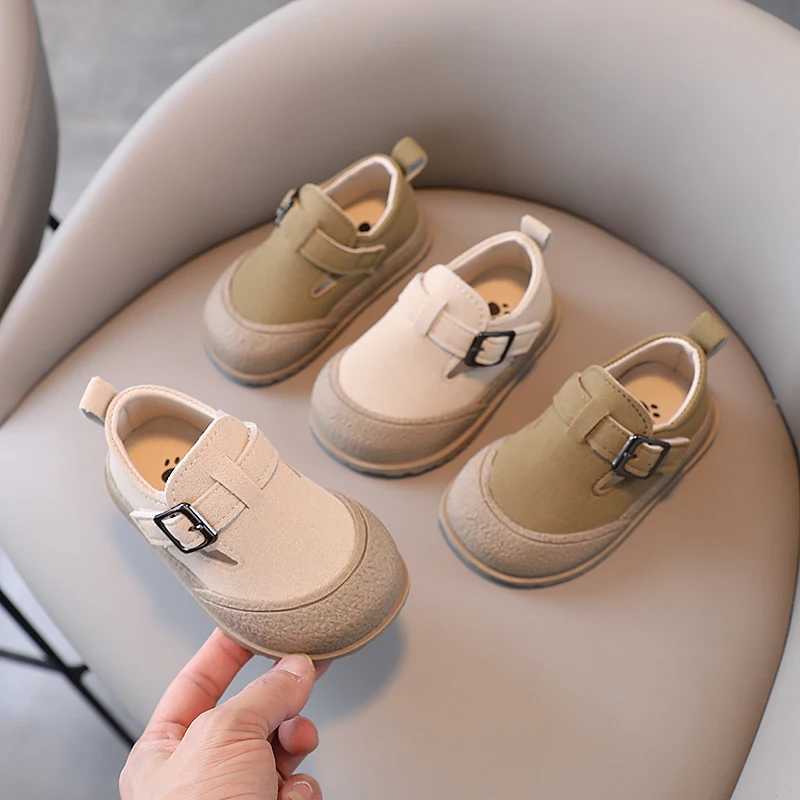 Boys Boken Shoes Soft Soled Childrens Shoes 2025 New Arrivals 0-1 Years Old Childrens Sports Shoes Fashion Retro Bean Shoes XJ250712