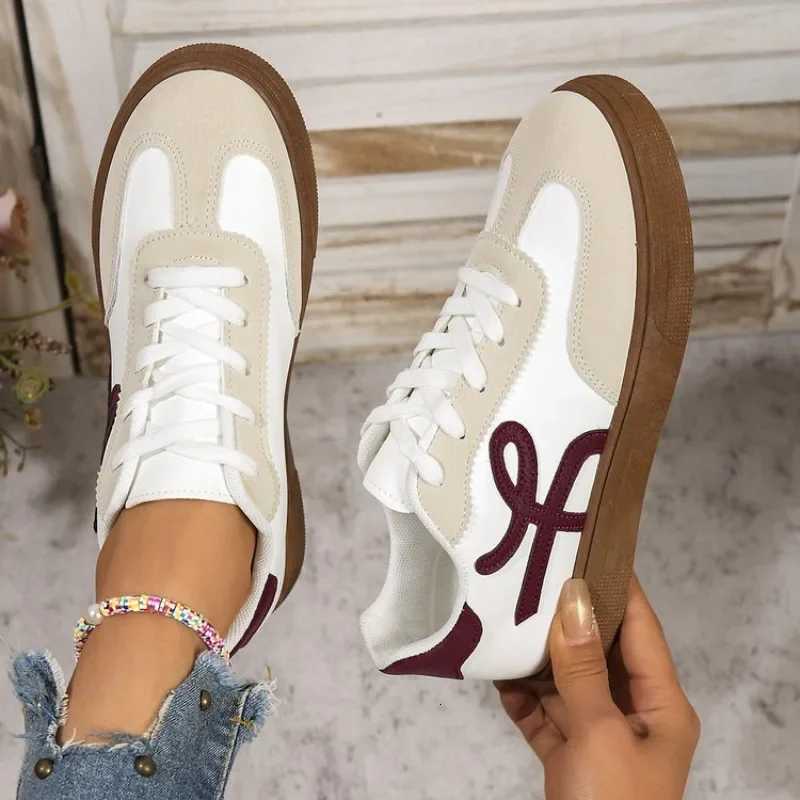 2025 Womens Shoes Summer Thick Sole Brown Spring Autumn Breathable Platform Tennis Shoes for Women Trend Round Toe Female Casual Sneakers XJ250712
