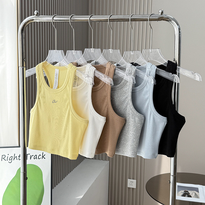 AK712 Women bralette Yoga Bra Tank Top Tight Cew Neck Fintness lingerie Vest Skinfriendly Close Quick Dry Top Female