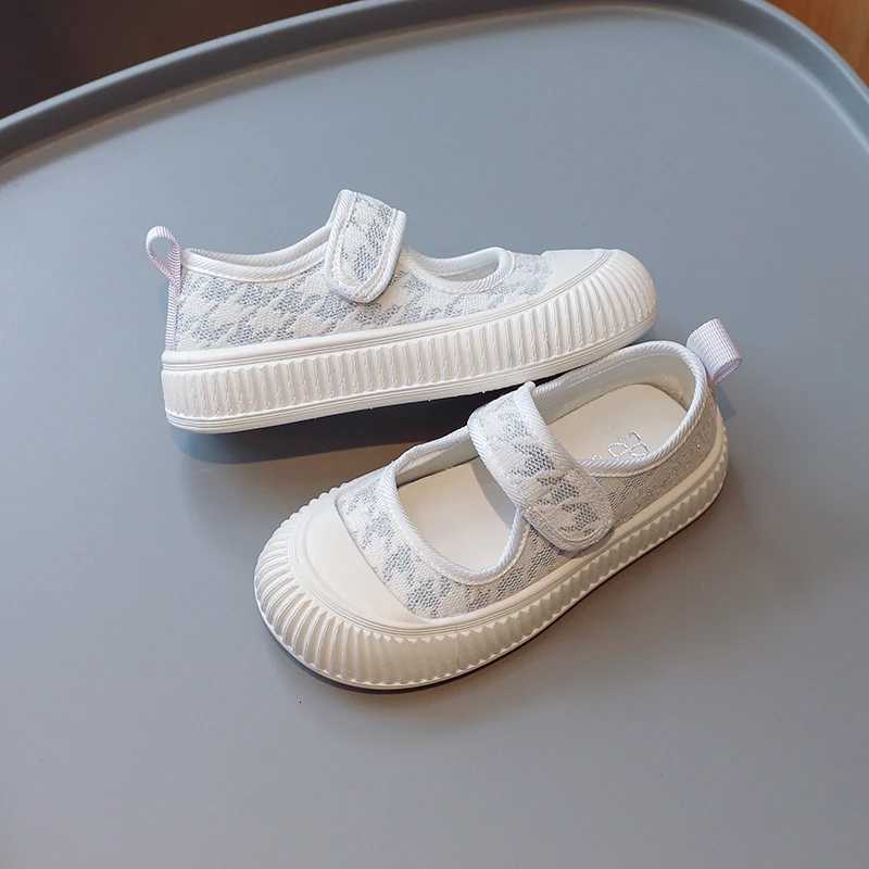 Children Canvas Shoes Summer Soft Hook Loop Baby Boys and Girls Casual Shoes 2023 New Kids Fashion Versatile Thousand Grid XJ250712