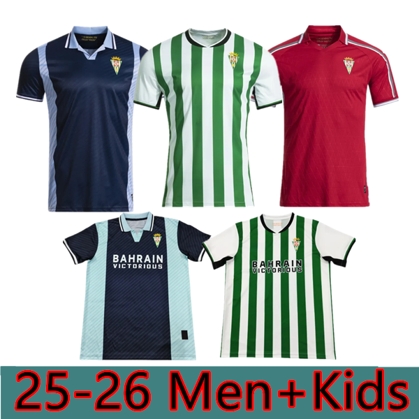 XXXL 4XL Camiseta Cordoba 25 26 Soccer Jerseys Home Away Third A.CASAS ADILSON YOLDI JACOBO ZALAZAR ZIDANE Men Kids Football Jersey Shirts