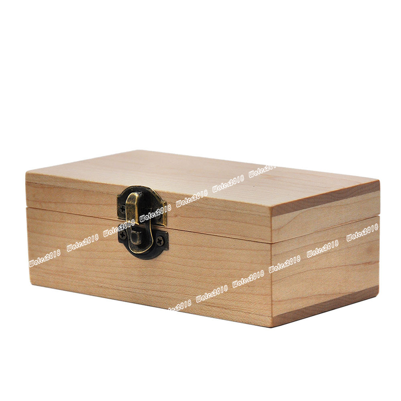 Natural Handmade Tobacco Wooden Stash Case Box Rolling Tray Wood Tobacco Herb Box Smoke Pipe Accessories 173*120*50MM