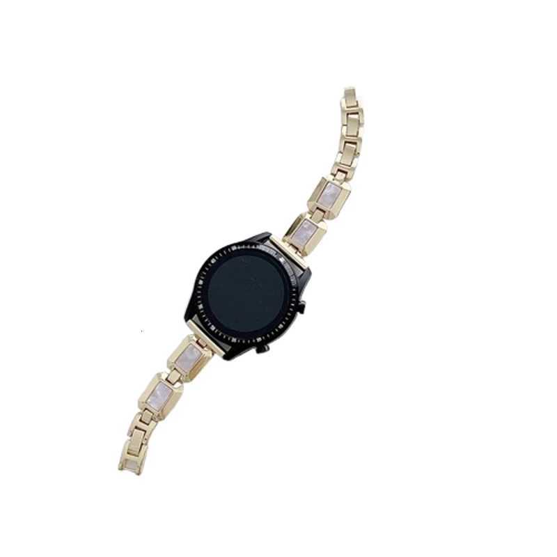 Metal block resin str bracelet suitable for 20mm bracelets watchband Y250712