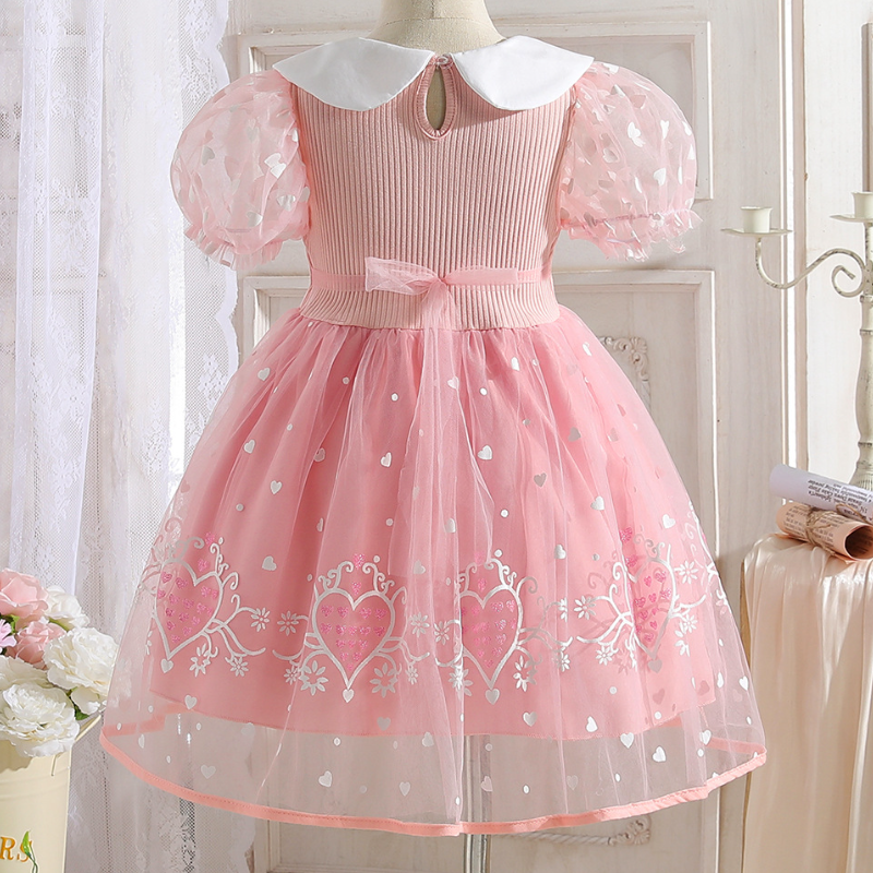 DISNEY spring outfit for girls Elsa princess dress birthday party dress kids designer clothes summer dress girls' dresses summer baby fancy dress