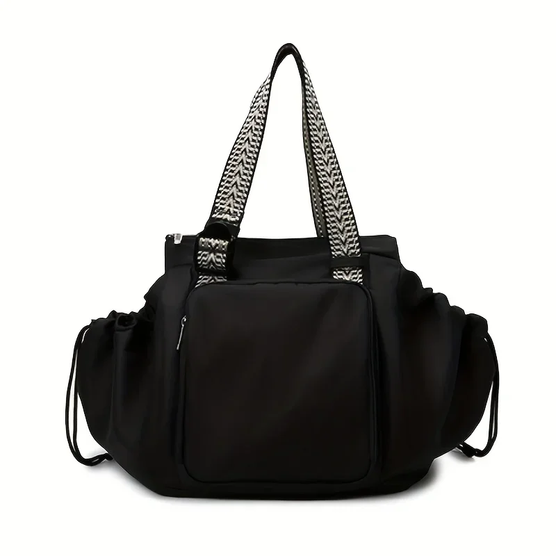 Fitness Gym Bag with Handles, Large Capacity Travel Storage Backpack & Multipurpose Convertible Cradle Design Oxford Fabric