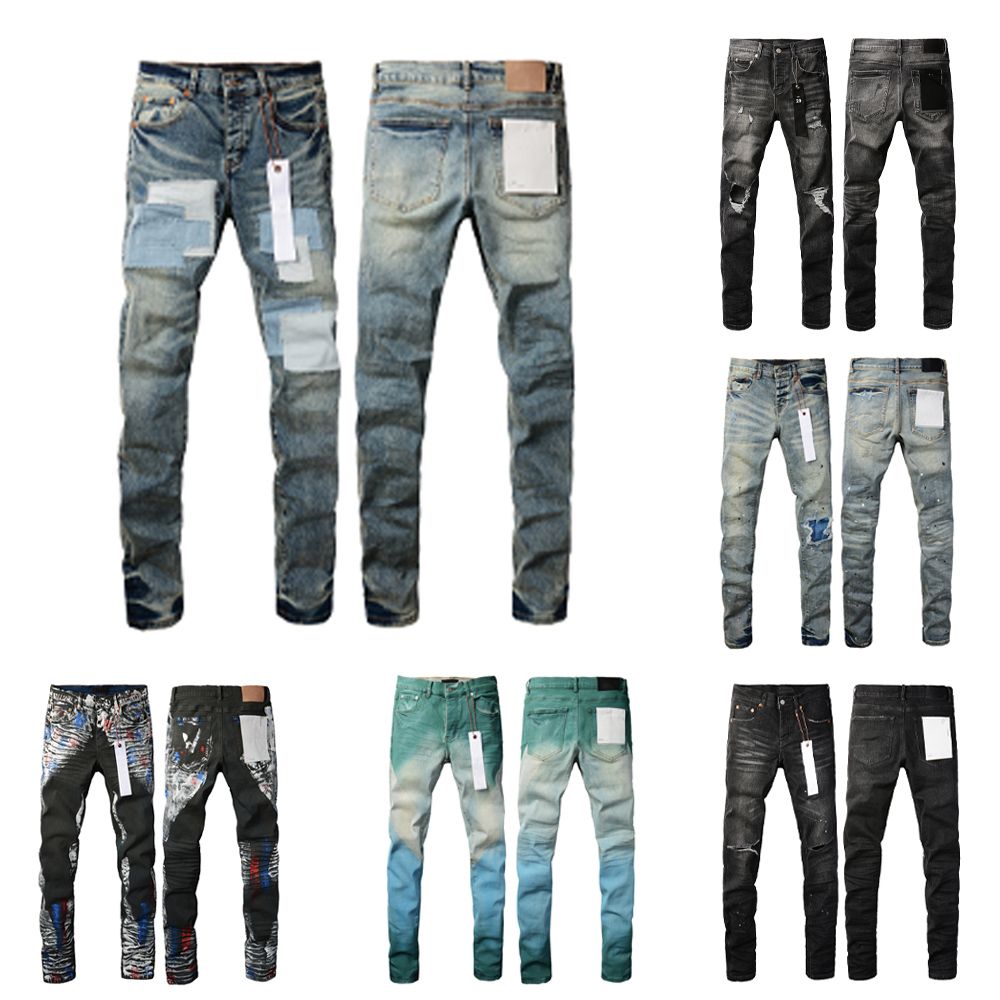 high quality designer jeans for mens jeans designers denim shorts Purples jean pants designer men jeans Slim Fit Motorcycle Clothing skinny Jeans high quality