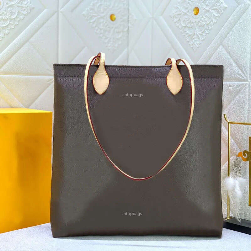 Tote Bag Women Large Handbag Shoulder Bags Fashion Letters Leather Strap Inner Pocket Zipper Closure Gold Metal Parts with wallet crossbody shopping bag travel bag