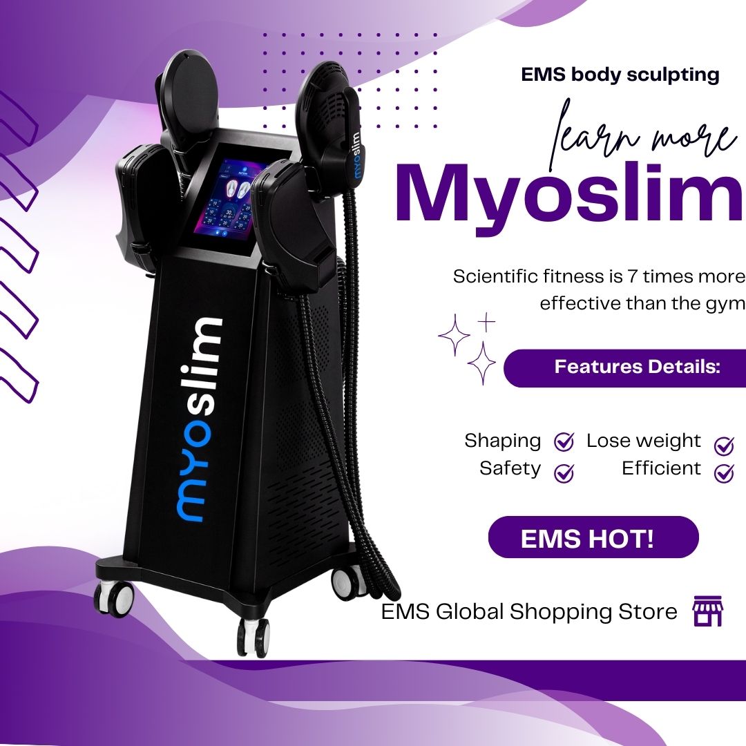 Myoslim Body Contouring Machine EMS RF Technology High Energy Professional Beauty Device For Reduce Cellulite And Tone Buttocks
