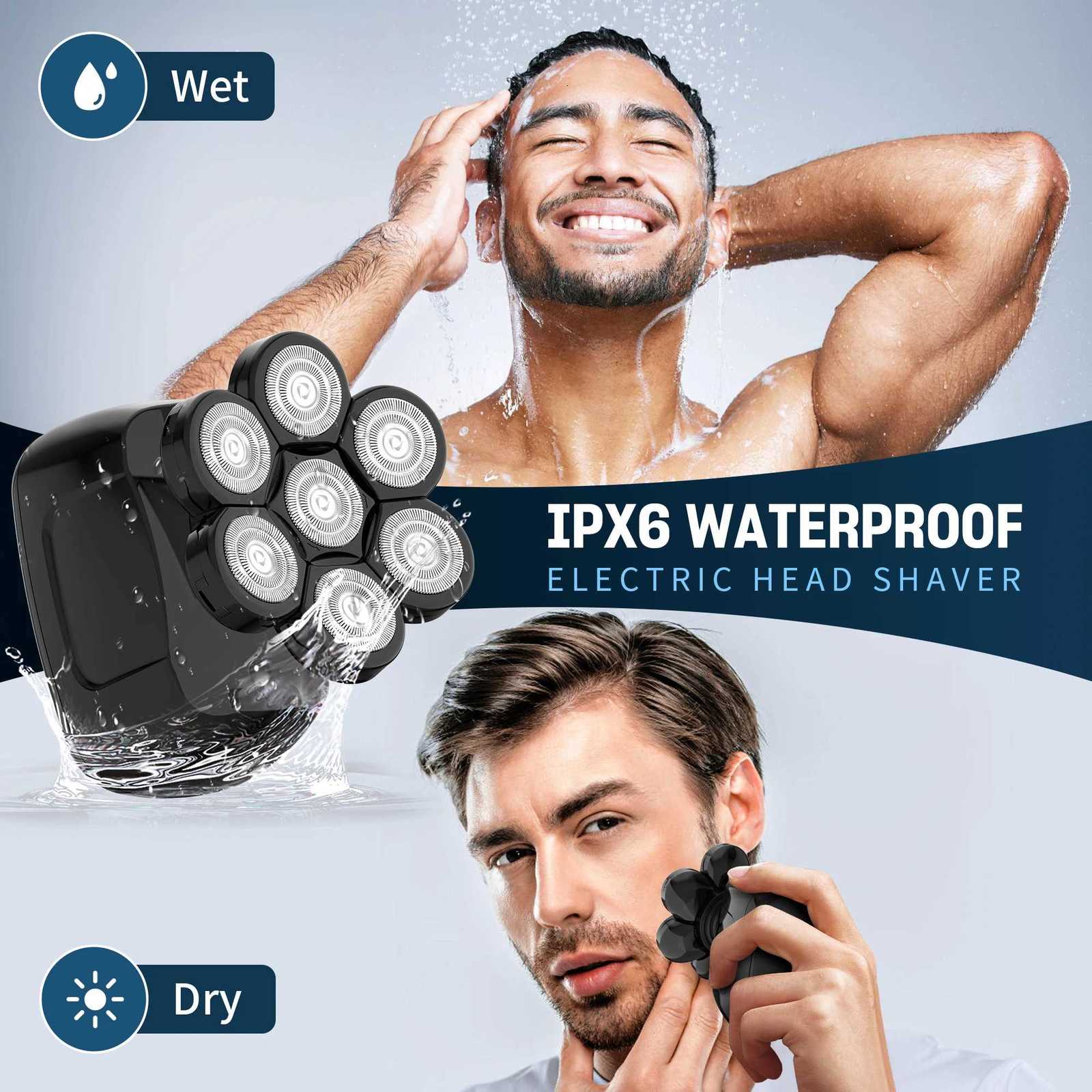 SEJOY Multifunctional Electric Shavers Kits for Bald Shaver Beard Shaving Machine for Men Groing Kit Husband Gift G250712