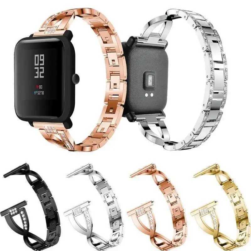 20mm For Samsung galaxy 3 41mm 45mm Active 2 40mm 44mm luxury Stainl Steel Str band Metal Aolly Bracelet watchband Y250712