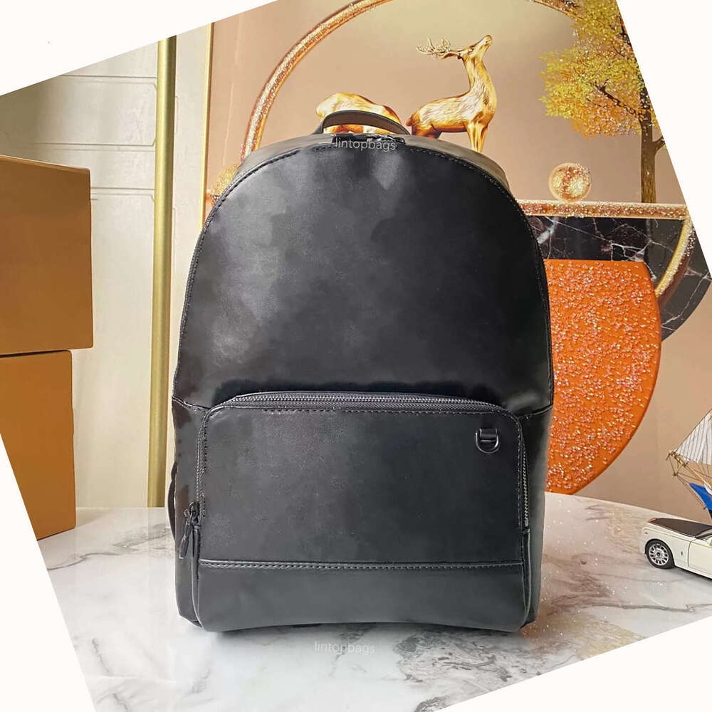 man backpack Black calf leather Mens Women Backpacks Embossed Flower Letter Pattern messenger bag western style backpacks shoulder crossbody travel bag satchel