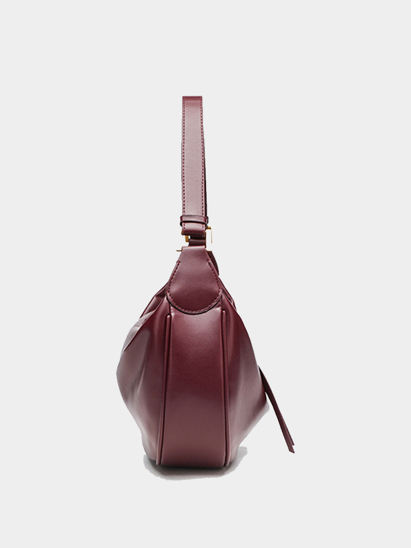 2025 new fashionable high-end texture single shoulder crossbody bag, versatile and niche design, underarm dumpling bag, light lu