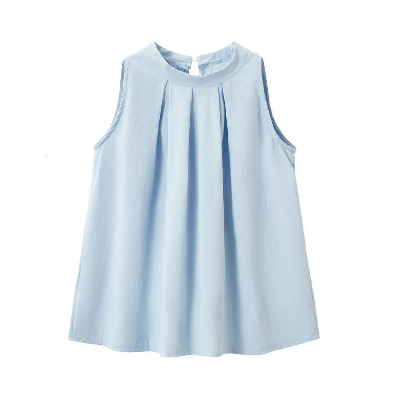 Plus Size Outerwear Halter Neck Camisole Women New Style Slimming Belly Covering Loose Sleeveless Top For Summer B5