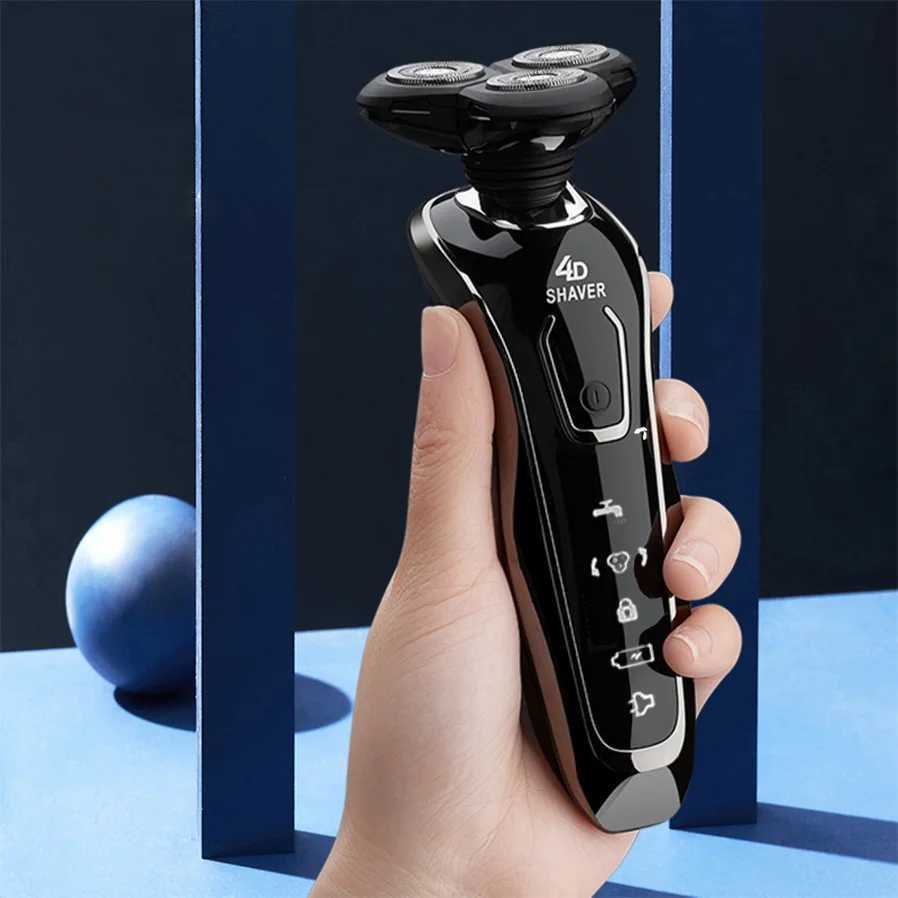 Professional mens electric shaver with smooth and comfortable shaving time suitable for facial trimming and cleaning. G250712
