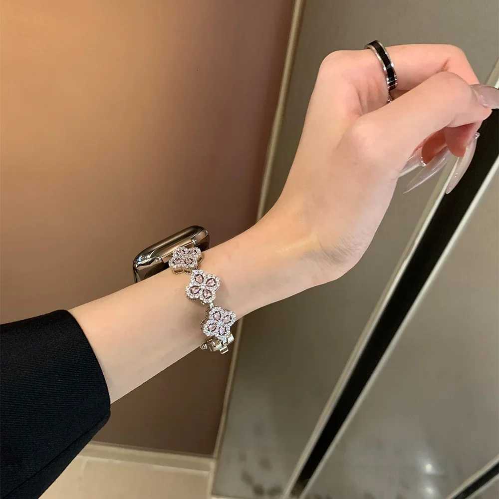 304 Stainless Steel Band for ple tra 2 49mm 10 9 8 7 42mm 46mm 41 45mm Diamond Strap for I 6 5 4 SE 40mm 38 44 watchband Y250712