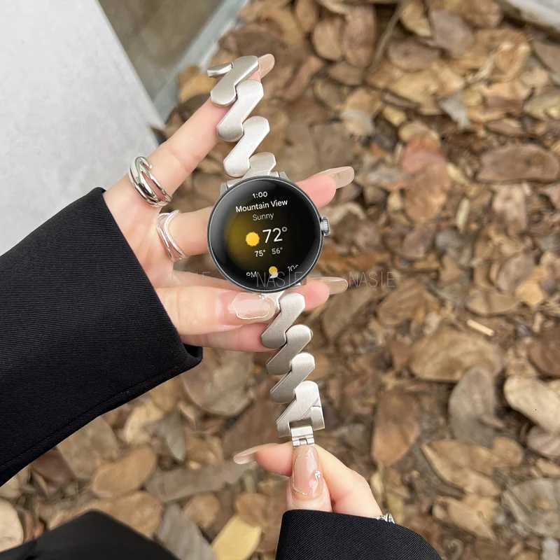 Correa Band For Pixel Wen Stainless Steel Metal Bracelet For Pixel 2 3 41mm Band watchband Y250712