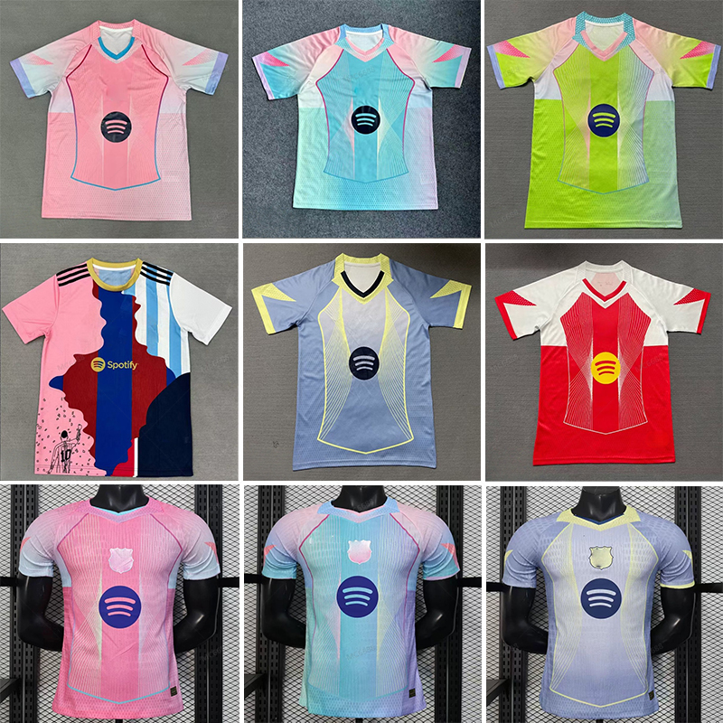 2024 2025 2026 Barcelone RAPHINHA LAMINE YAMAL soccer jerseys Special Edition Barcelonaes LEWANDOWSKI camiseta de futbol PEDRI ANSU FATI GAVI ERIC KOUNDE kids kit